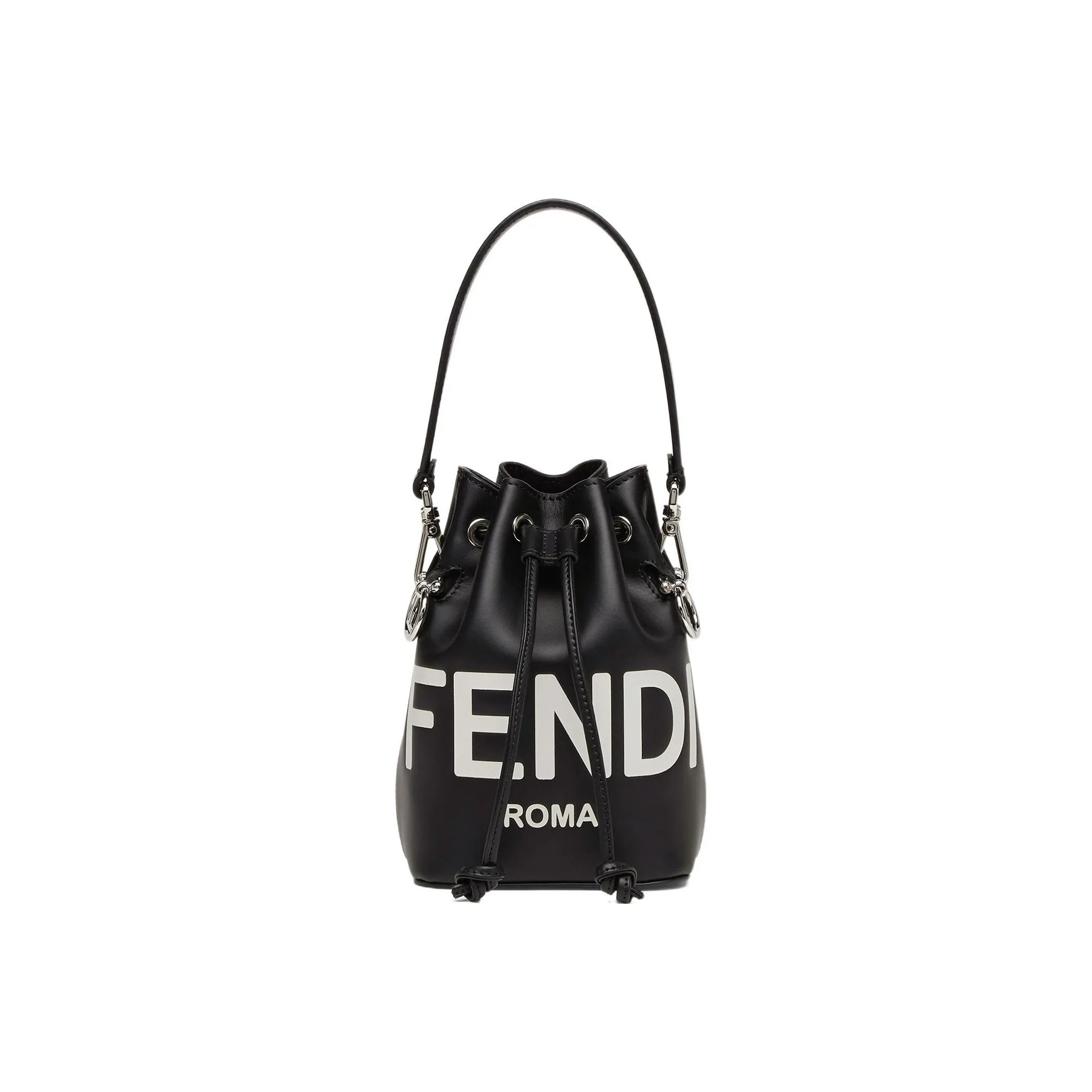 FENDI MINI MON TRESOR BUCKET BAG BLACK 8BS010AC9LF1L2Z (18*12*10m)